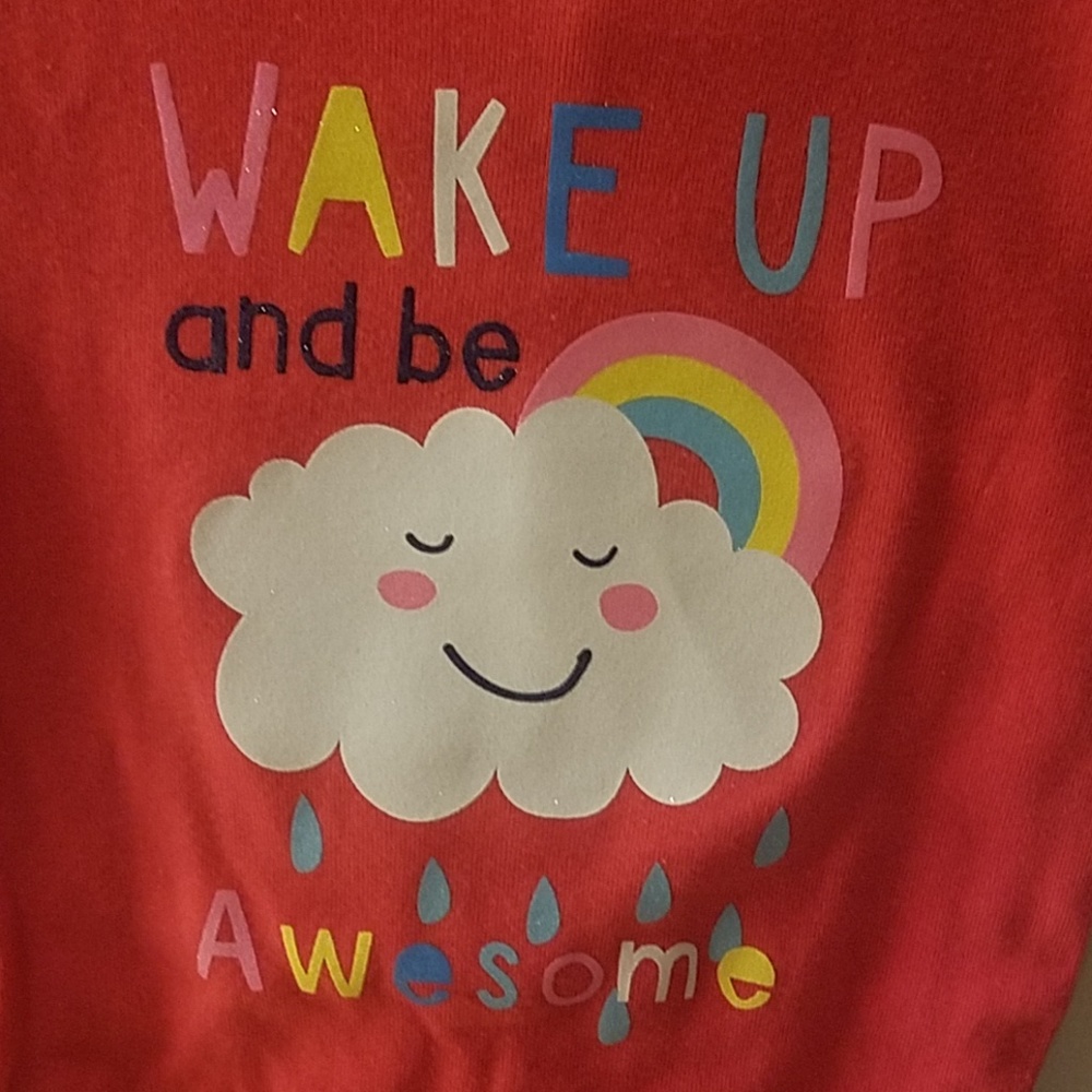 Carter's 4 Piece Rainbow Cloud Pajamas